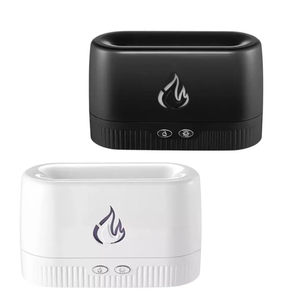 Difusor Aromatizador Umidificador Ar Aroma Óleo Efeito Chama - Imagem 3